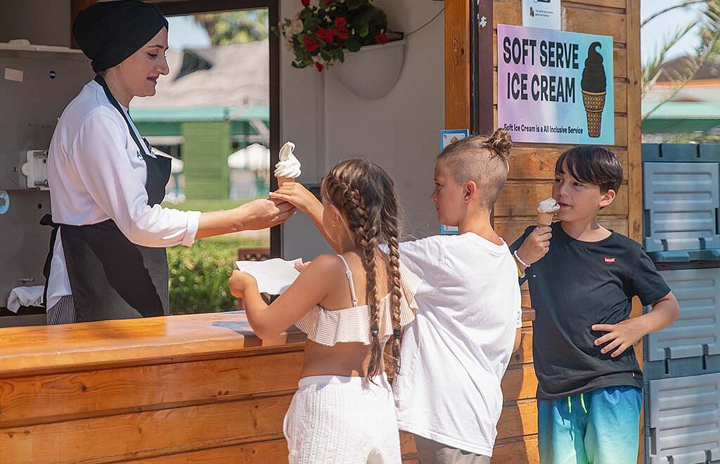 Iskiosk for All Inclusive-gæster